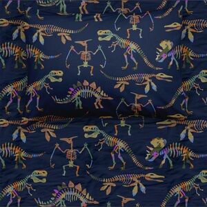 Little Sleepies Fossil Quest Bamboo TWIN sheet set, Dinosaur